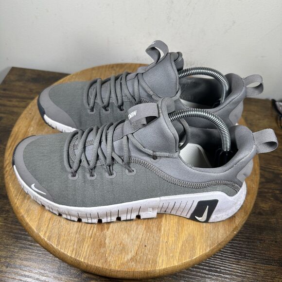Nike Free Metcon 5 Shoes Mens Size 9 Gray White Training CrossFit FJ7127-002 - Picture 3 of 8
